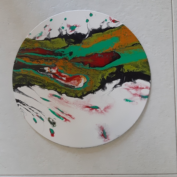 Other - Green earth original acrylic abstract